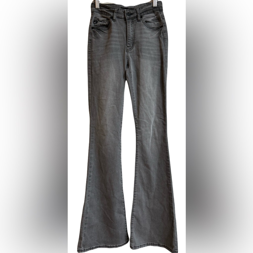 KanCan Estilo Gray Flare High Waisted Jeans 24